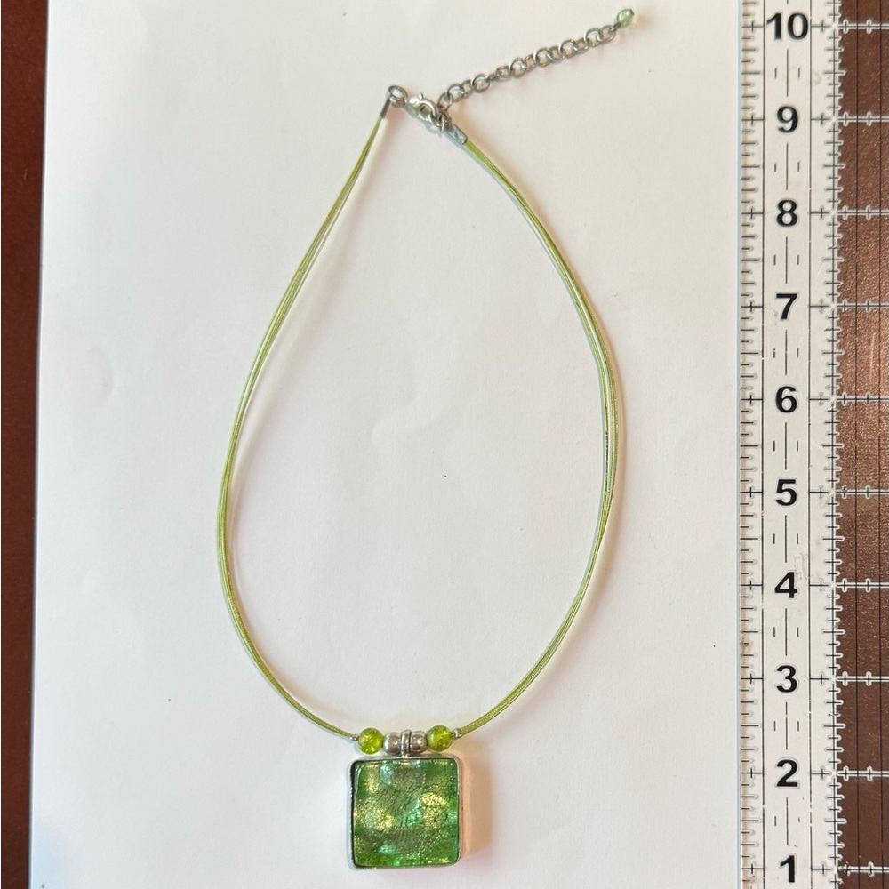 Elegant Green Pendant Necklace